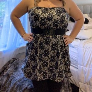 Deb Plus Size mini strapless dress 3X